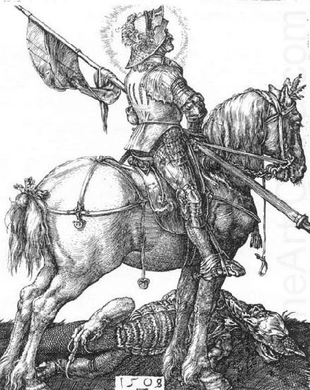 St George on Horseback, Albrecht Durer